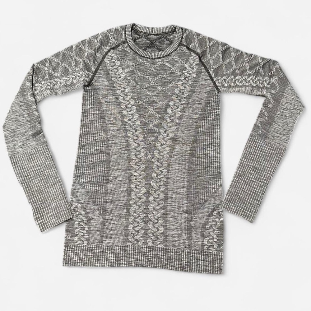 Lululemon Rest Less Pullover Heathered Grey Sz 6 Cozy ✨